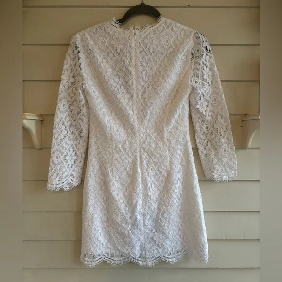 Lilly Pulitzer Meryl Dress Resort White Diamond Lace Size 0 New with Tags - Picture 15 of 16